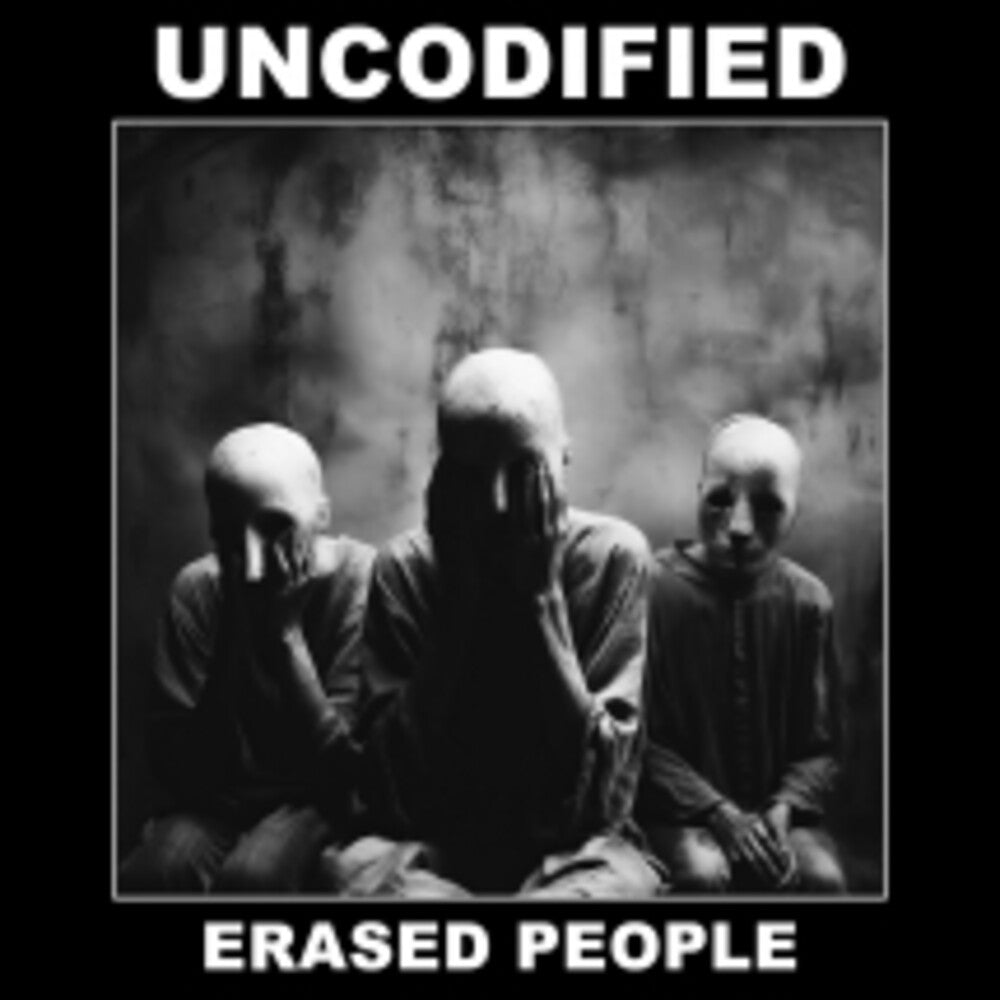 the album cover for Uncodified - Erased People
