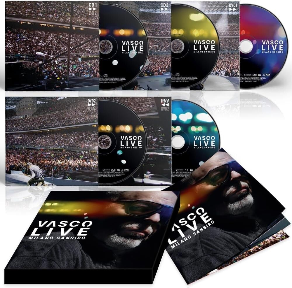 Vasco Live Milano Sansiro (W/Dvd) (Box) (Wbr) Music CD