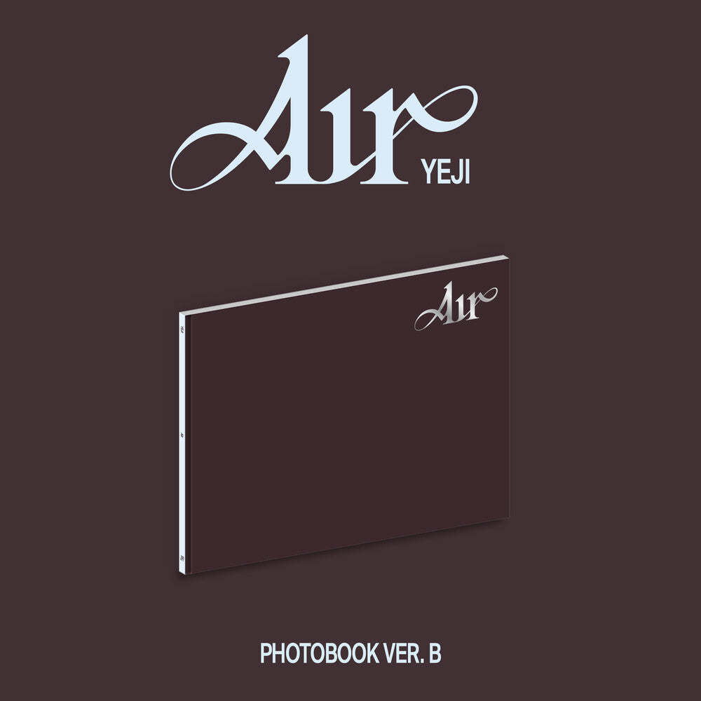 the album cover for Yeji (Itzy) - Air (Photobook B Ver) (Post) (Stic) (Pcrd) (Phob)