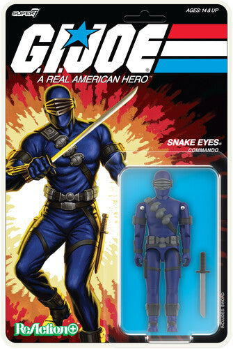 G.i. Joe Reaction+ Wave 03 - Snake Eyes (cartoon) - G.i. Joe Reaction+ Wave 03 - Snake Eyes (cartoon) - Collectibles