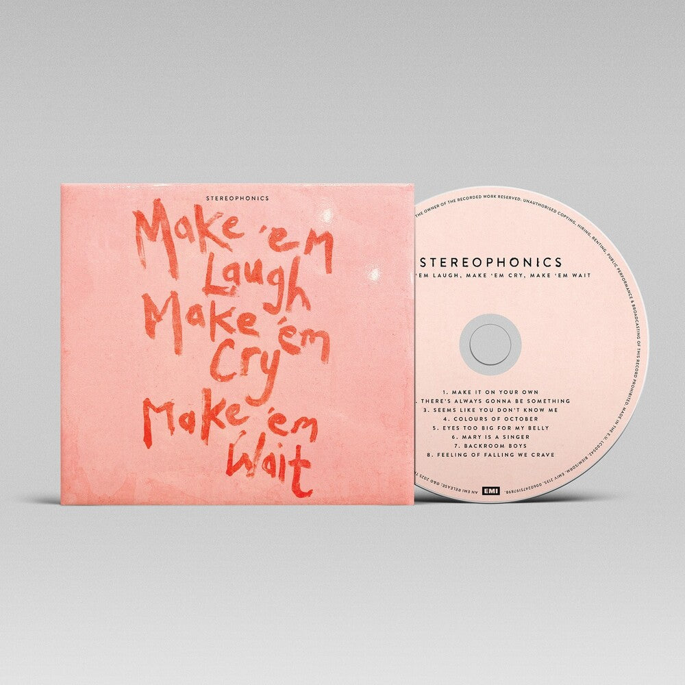 the album cover for Stereophonics - Make Em Laugh Make Em Cry Make Em Wait
