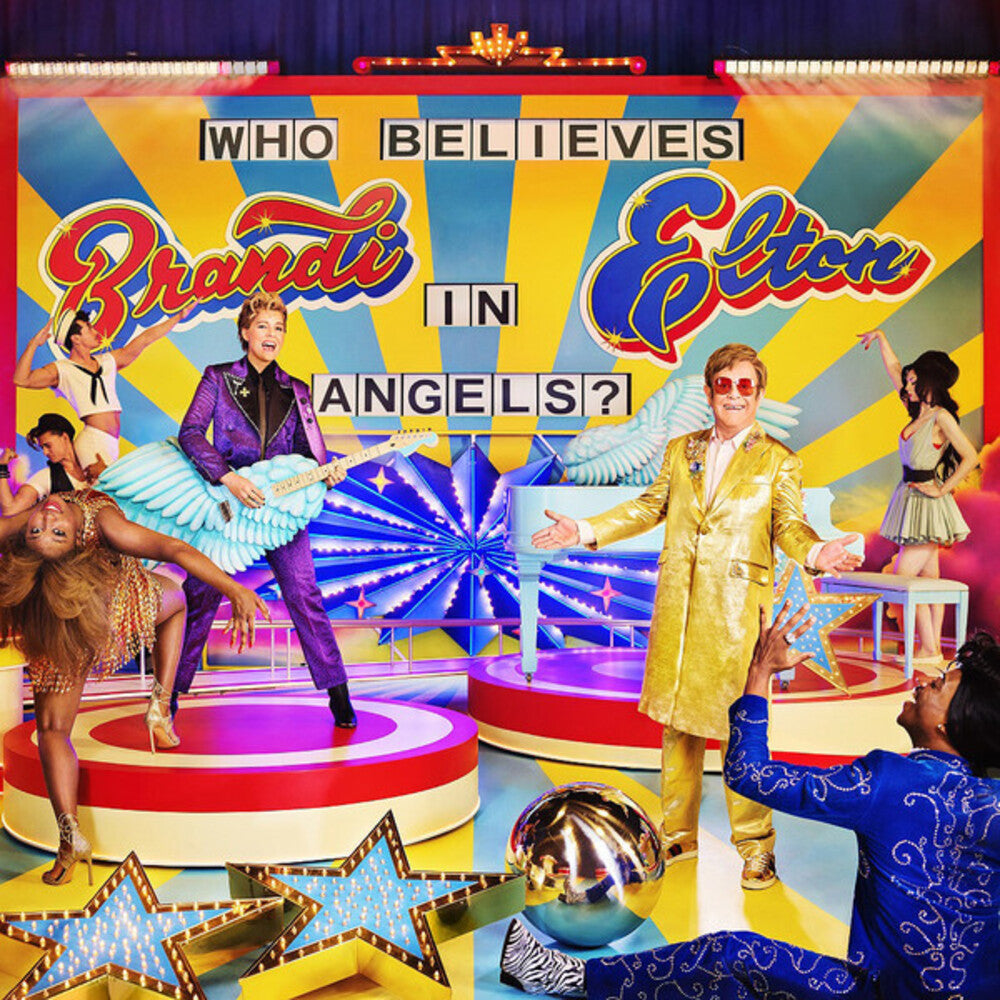 the album cover for Elton John & Brandi Carlile - Who Believes In Angels - Cd+Dvd Deluxe Edition