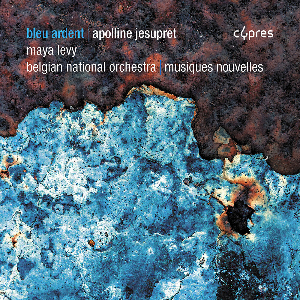the album cover for Levy / Jesupret - Bleu Ardent