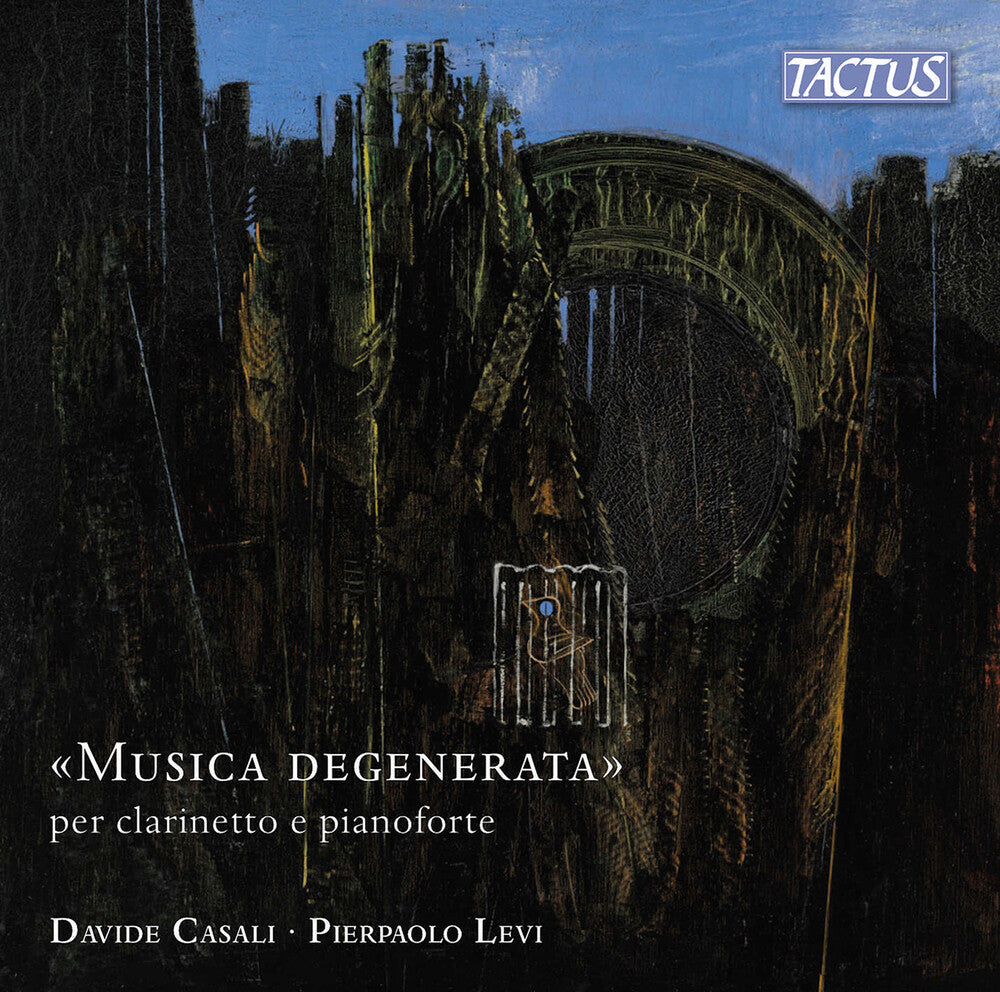 the album cover for Casali / Levi - Degenerated Music For Clarinet & Pno