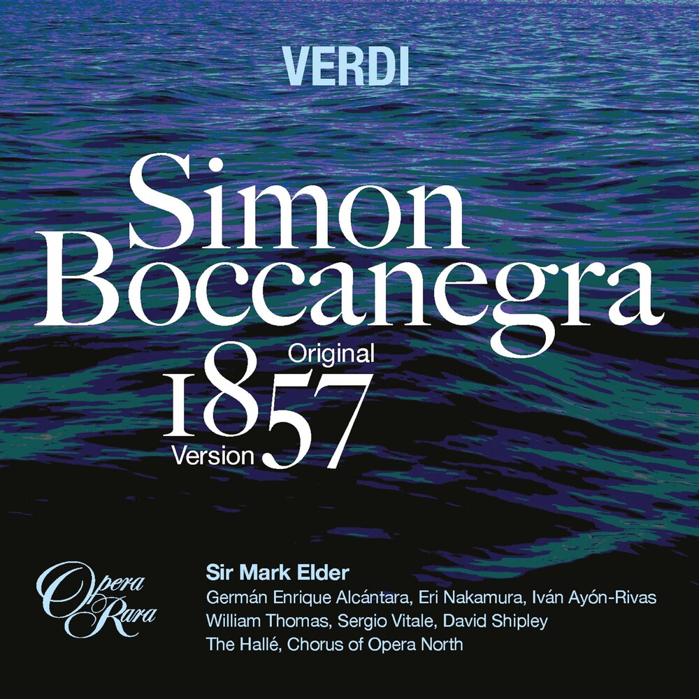 Verdi: Simon Boccanegra (Original 1857 Version) Music CD
