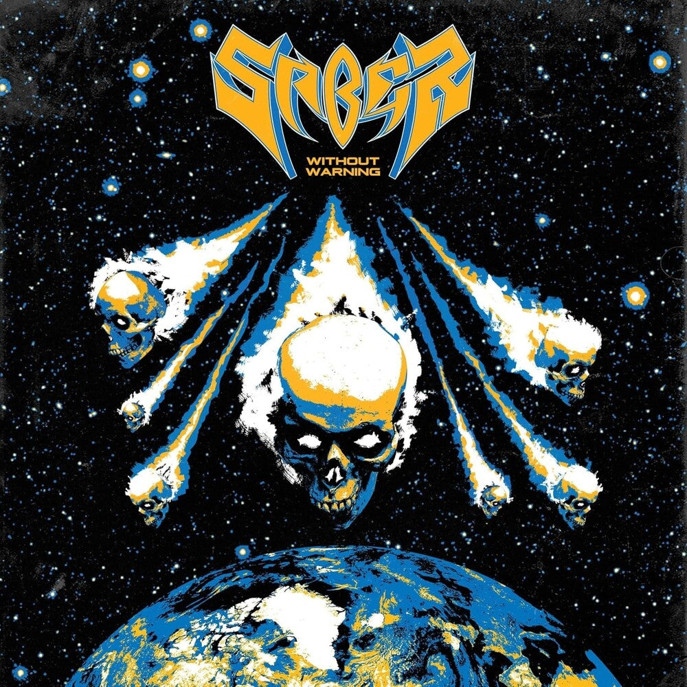 the album cover for Saber - Without Warning (Spa)