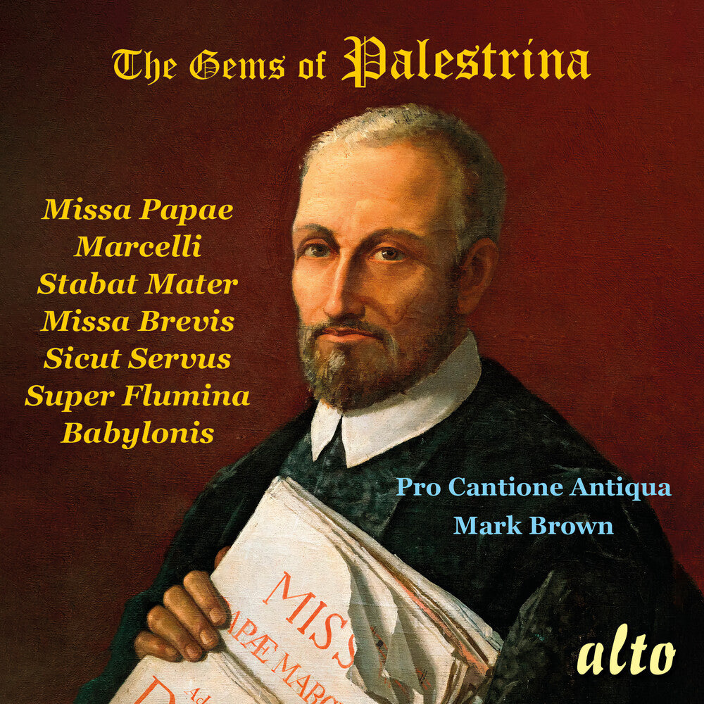 the album cover for Pro Cantione Antiqua / Mark Brown - Gems Of Palestrina
