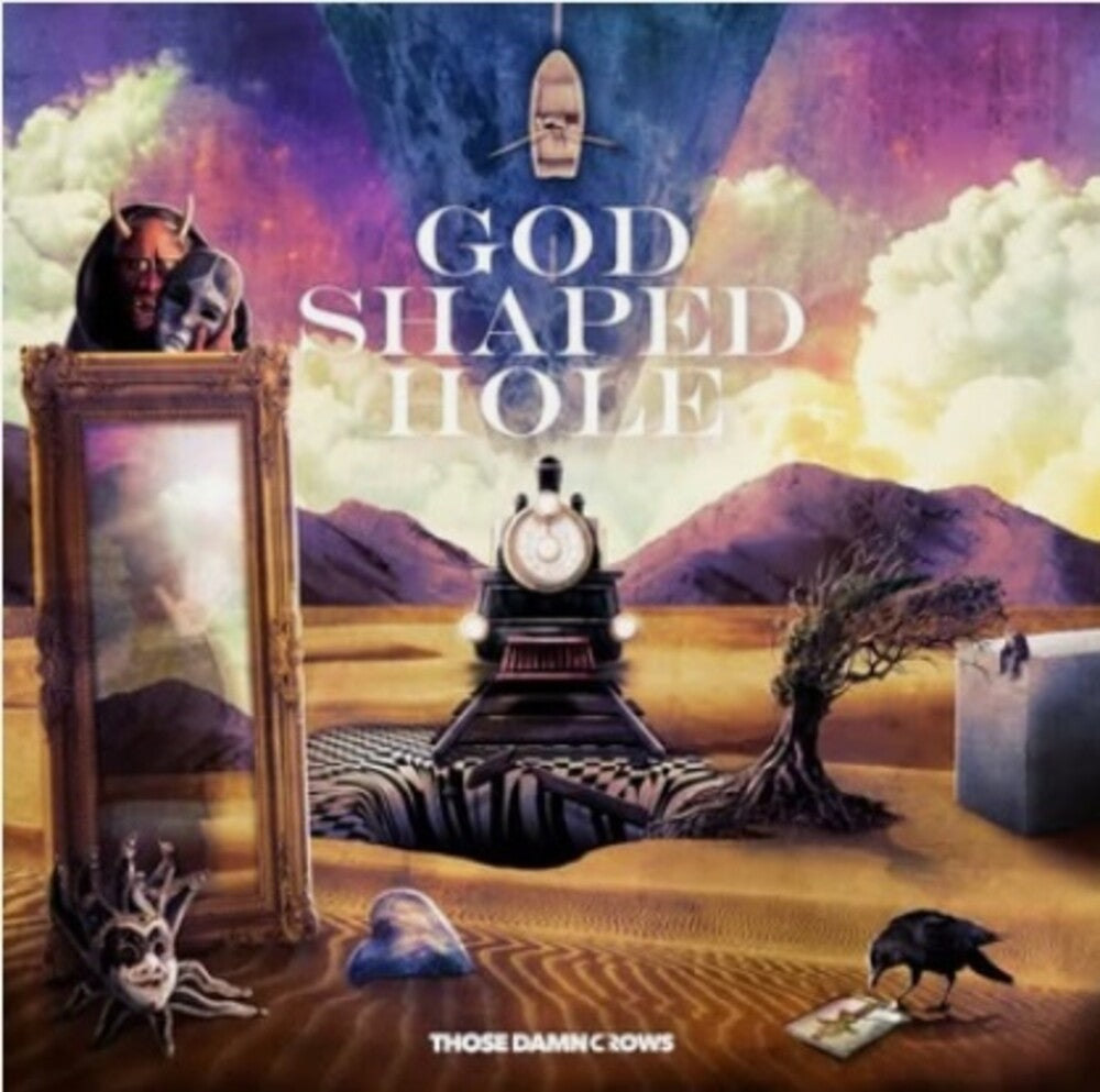 the album cover for Those Damn Crows - God Shaped Hole