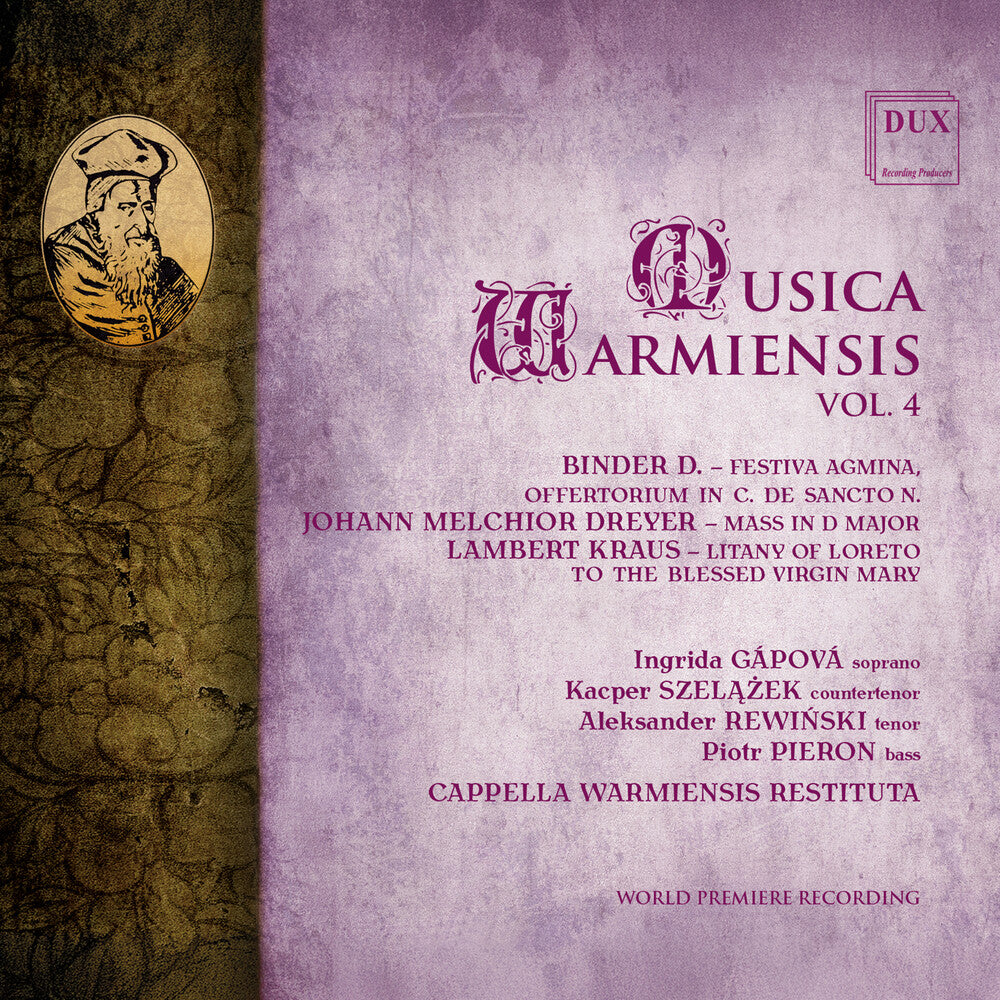 the album cover for Cappella Warmiensis Restituta - Musica Warmiensis Vol. 4