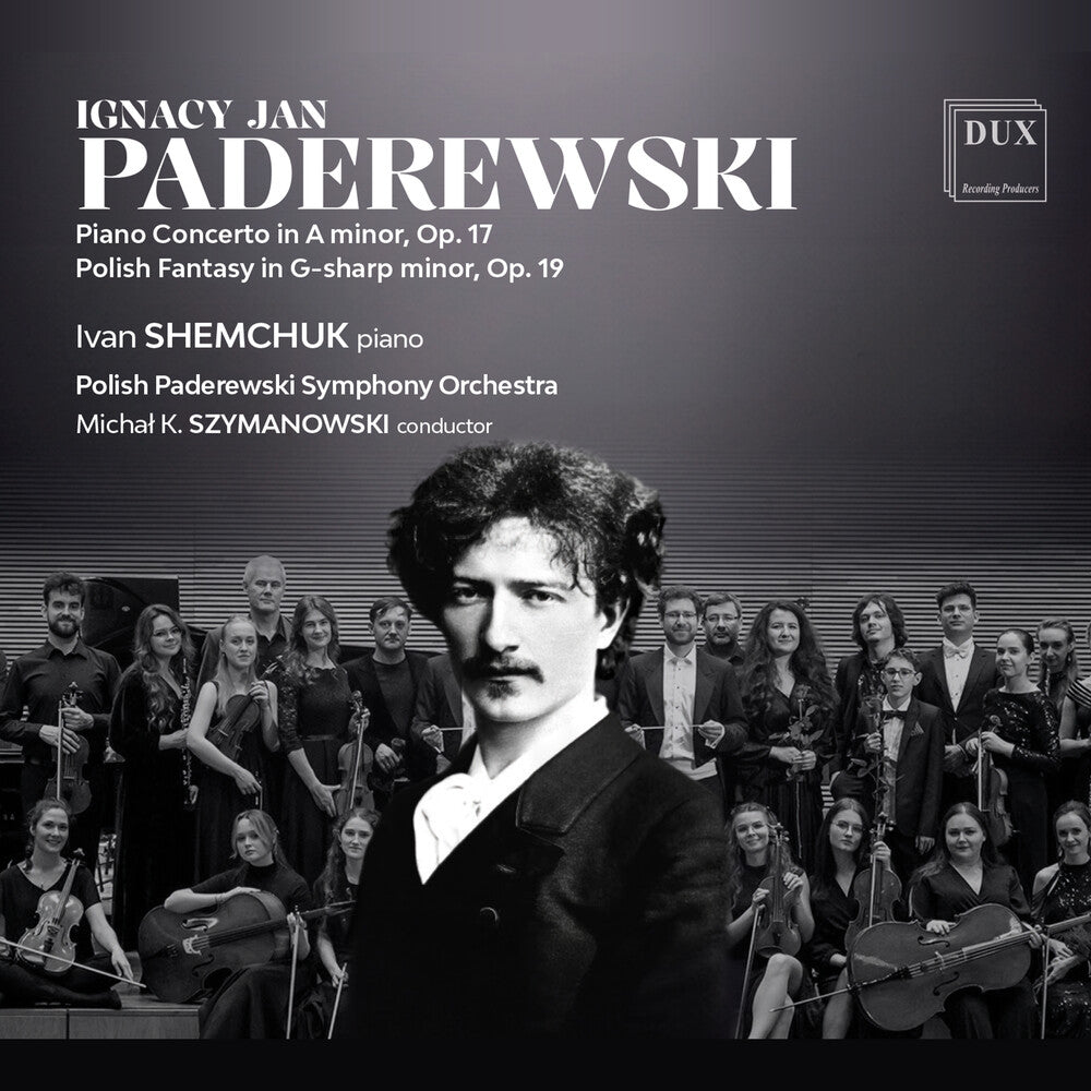 the album cover for Shemchuk / Polish Paderewski Symphony Orchestra - Piano Con In A Minor Op. 17 Polish Fantasy In