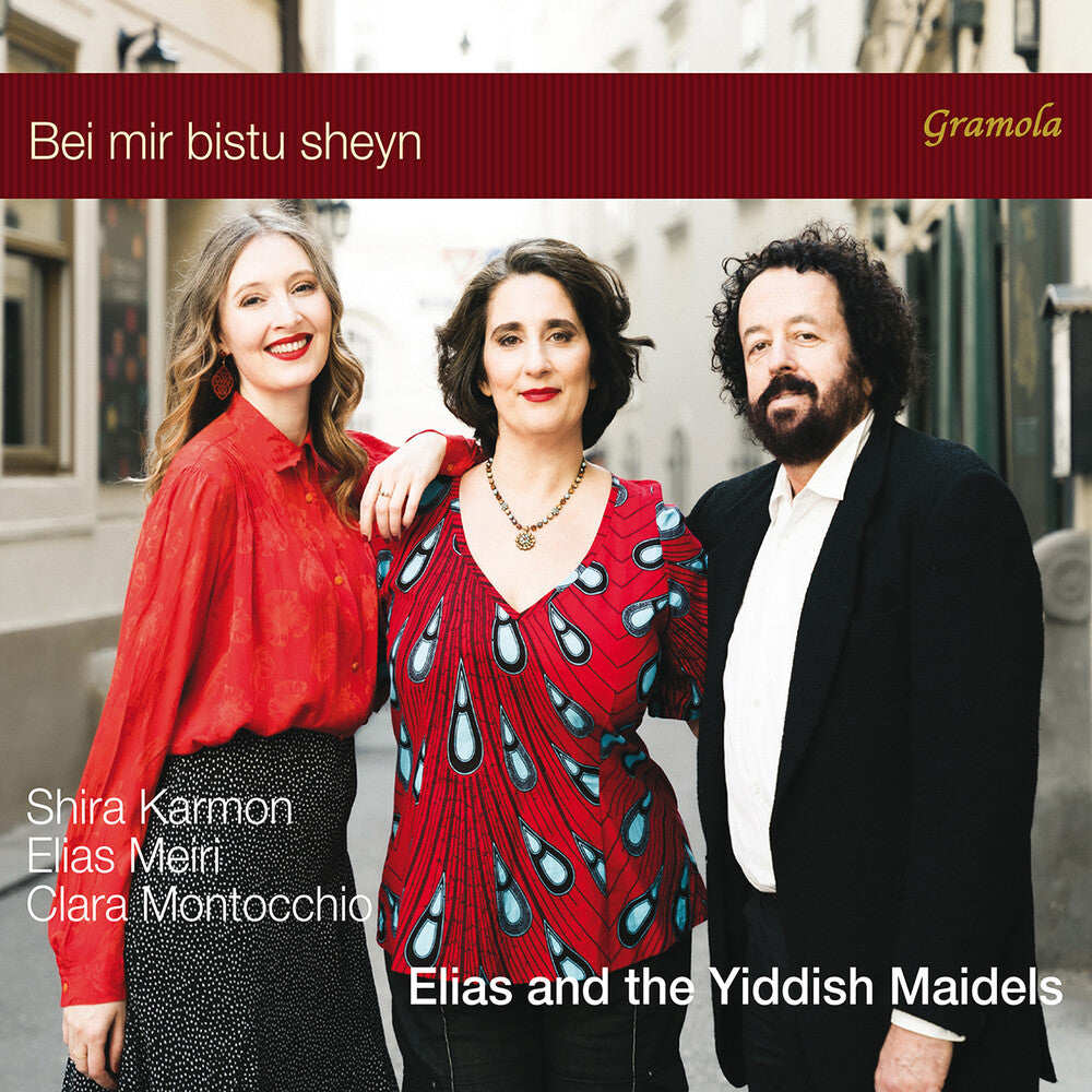the album cover for Karmon / Montocchio - Bei Mir Bistu Sheyn - Elias & The Yiddish Maidel