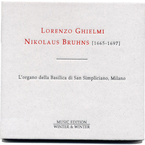 the album cover for Lorenzo Ghielmi - Complete Organ Works