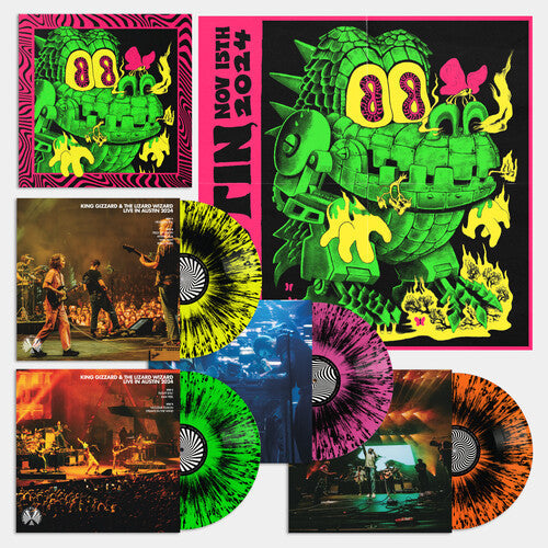 King Gizzard and the Lizard Wizard - King Gizzard: Live in Austin '24 (4LP Neon Splatter Box Set) Vinyl Record