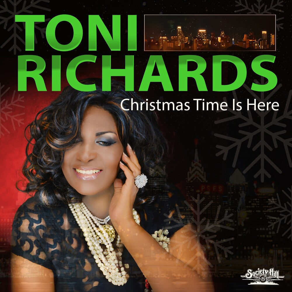 the album cover for Richards, Toni - Christmas Time Is Here