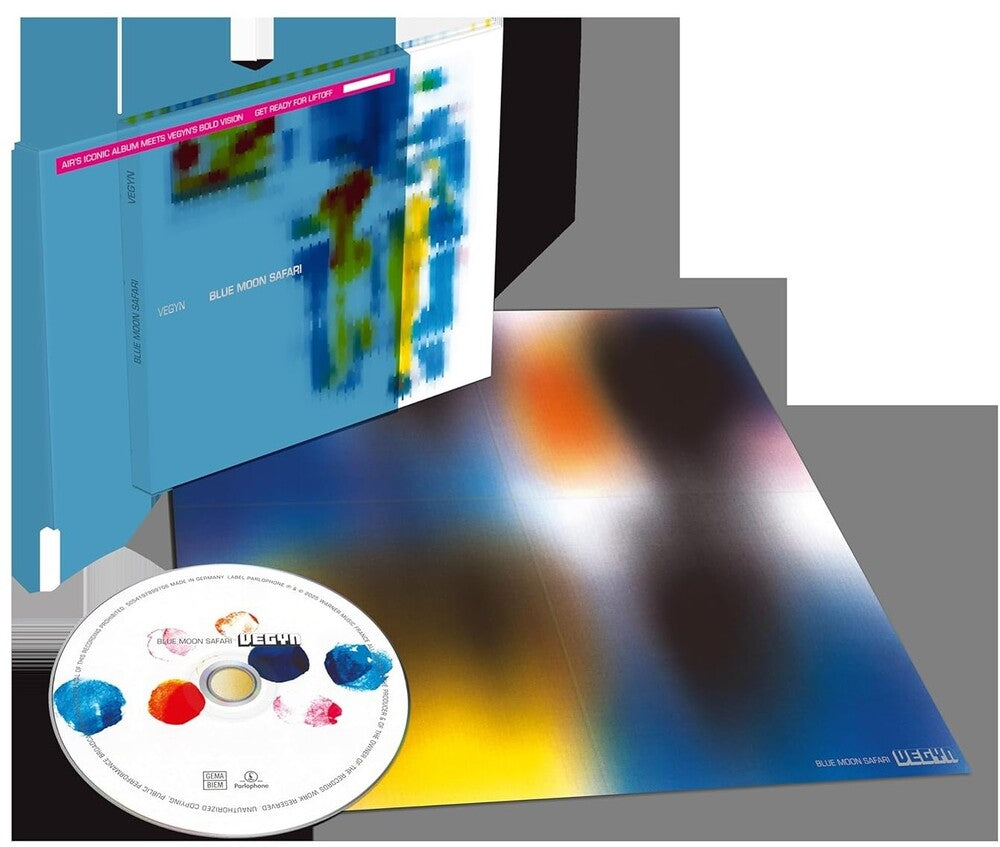 the album cover for Air Vegyn - Blue Moon Safari (Aus)