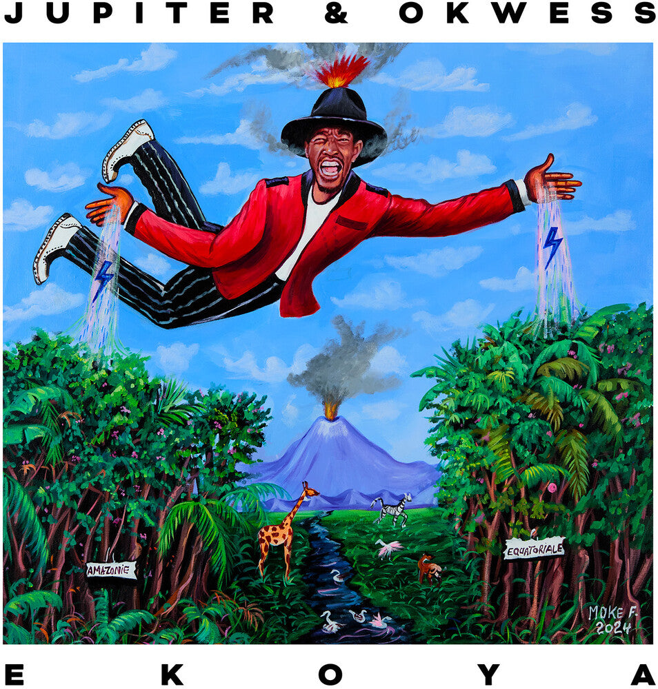 the album cover for Jupiter & Okwess - Ekoya