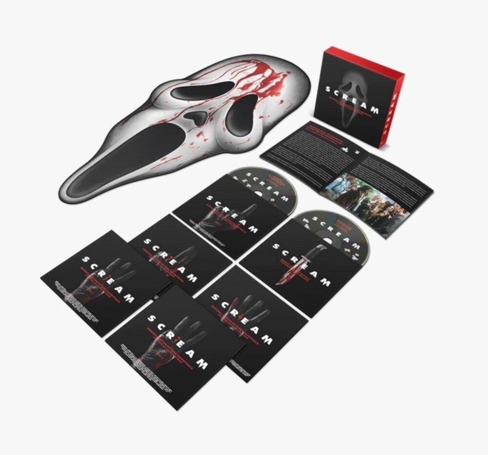 the album cover for Marco Beltrami (Box) - Scream (Original Motion Picture Soundtracks) (Box)