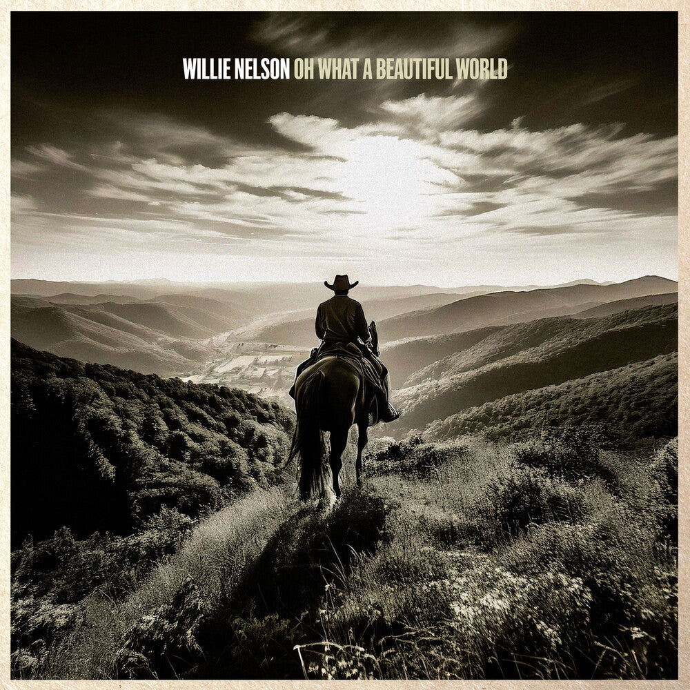 the album cover for Willie Nelson - Oh What A Beautiful World