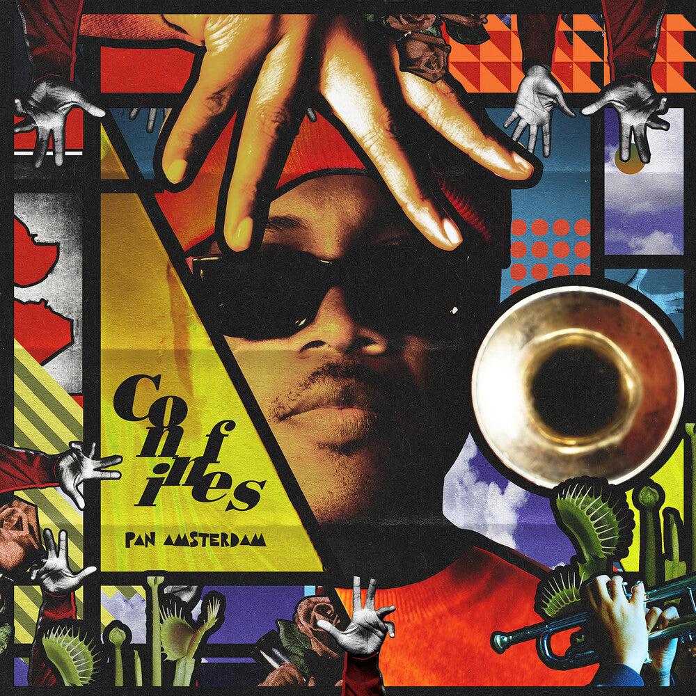 the album cover for Pan Amsterdam - Confines