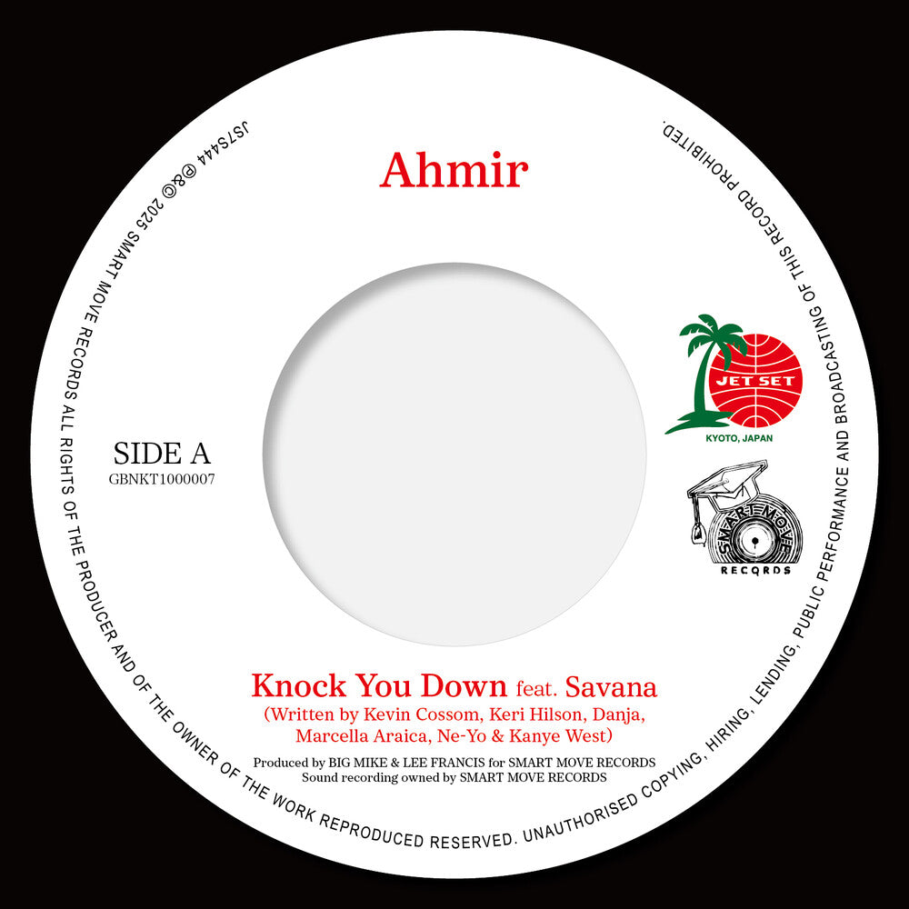 the album cover for Ahmir - Knock You Down / So Sick