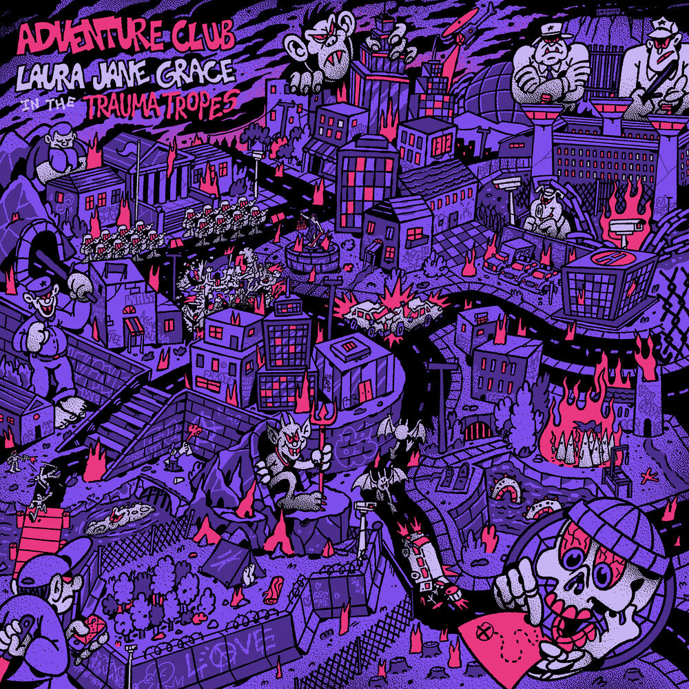 the album cover for Laura Grace Jane - Adventure Club