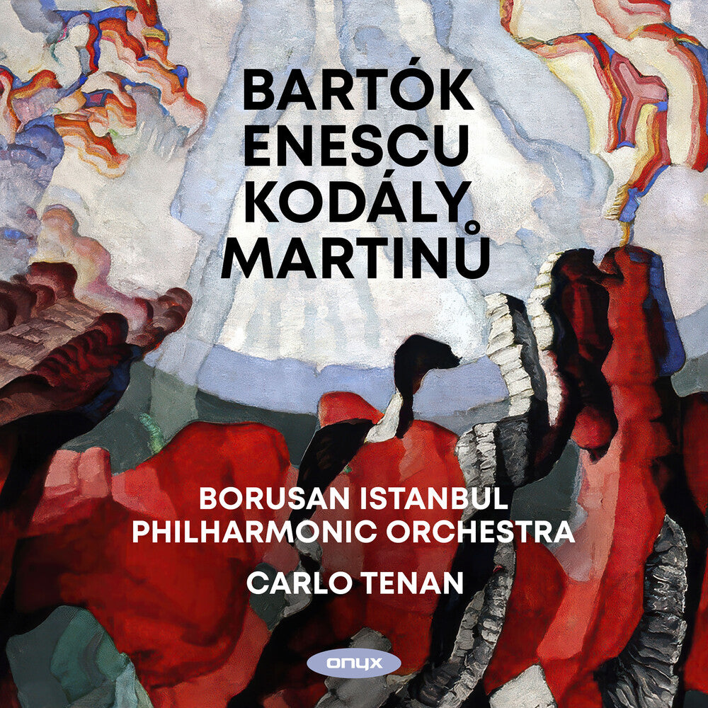 the album cover for Borusan Istanbul Philharmonic / Carlo Tenen - Bartok: Dance Suite; Enescu: Romanian Rhapsody 1