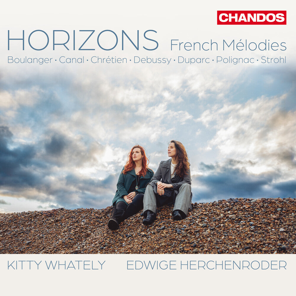 the album cover for Kitty Whately - Horizons - French Melodies