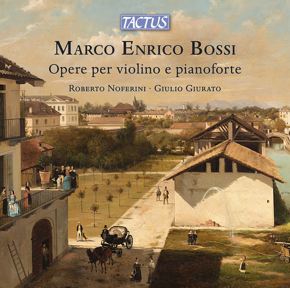 the album cover for Roberto Noferini - Bossi: Opere Per Violino E Pianoforte