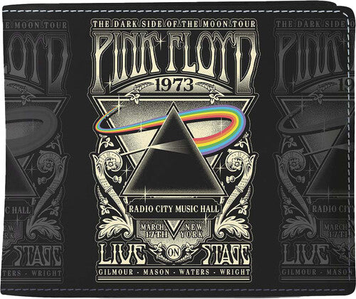 Rocksax Pink Floyd 1973 Live Wallet Coin Pocket Bk - Rocksax Pink Floyd 1973 Live Wallet Coin Pocket Bk - Special Products