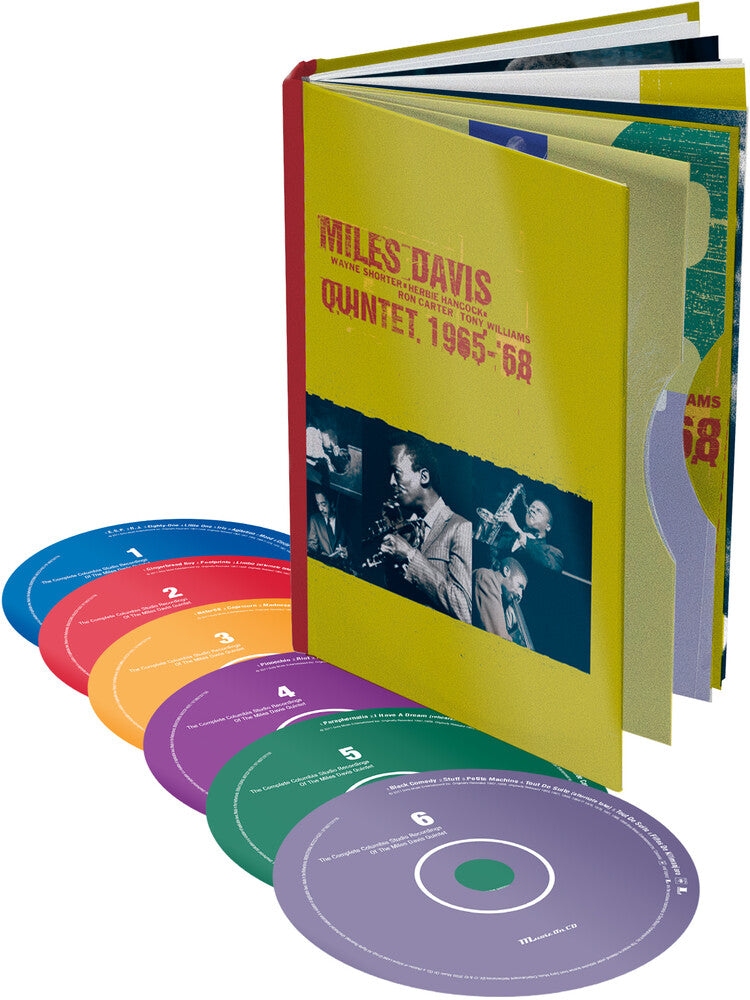 the album cover for Miles Davis Quintet - Complete Studio Recordings 1965-1968 (Box) (Hcvr)