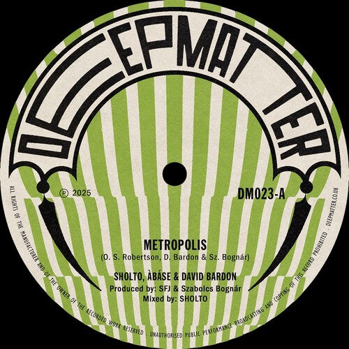 Abase Sholto - Metropolis / The Right Orchid Vinyl Record