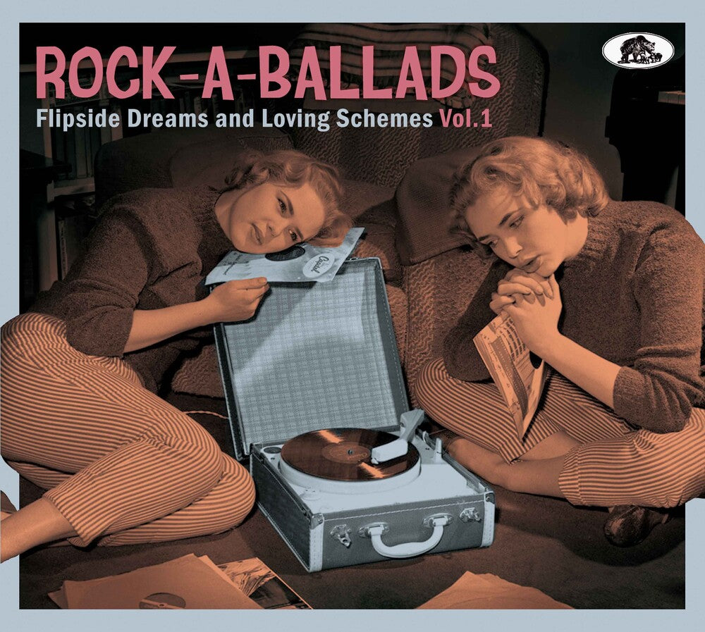the album cover for Rock-A-Ballads: Flipside Dreams And Loving / Var - Rock-A-Ballads: Flipside Dreams And Loving / Var