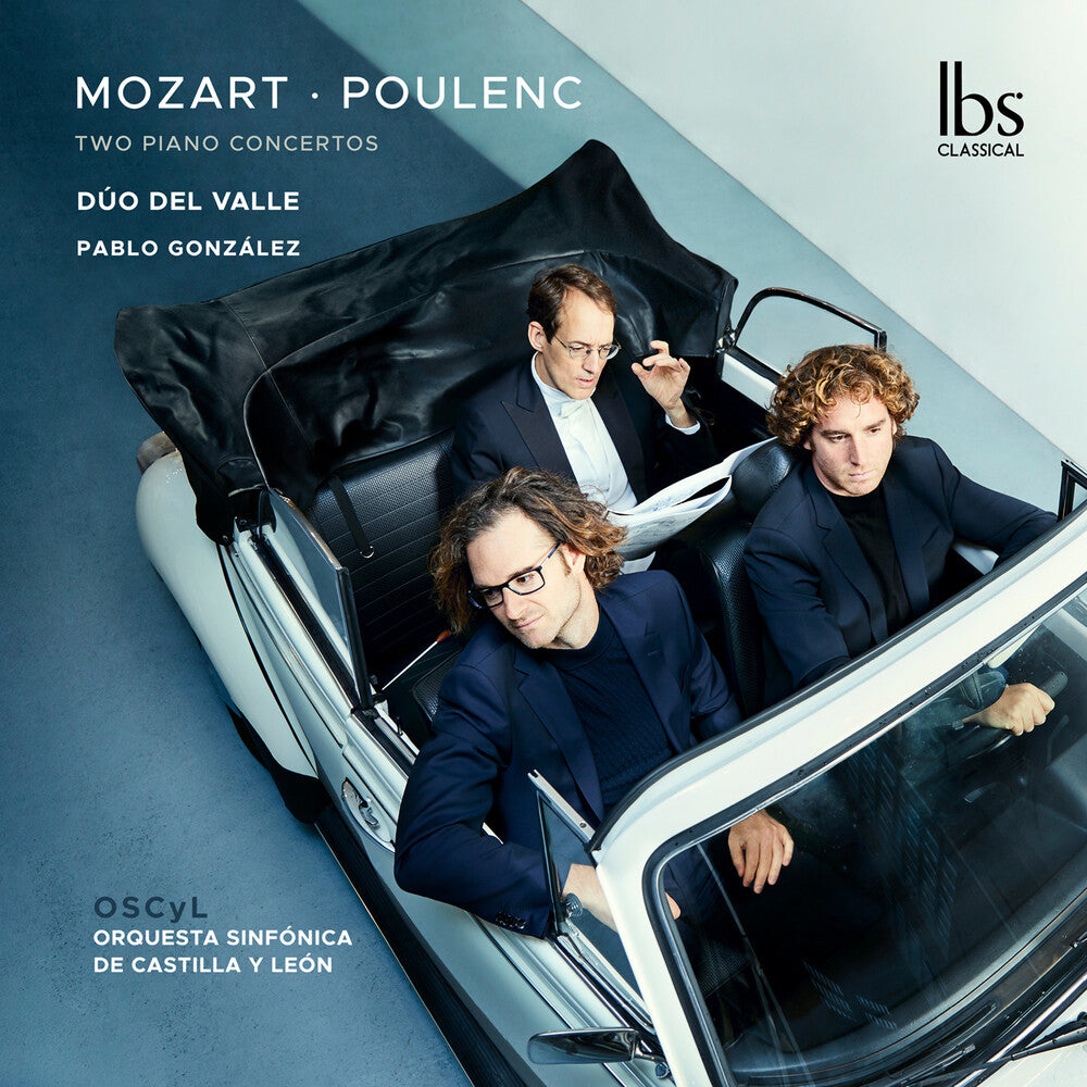 the album cover for Orquesta Sinfonica De Castilla Y Leon - Mozart & Poulenc: Two Pno Cons