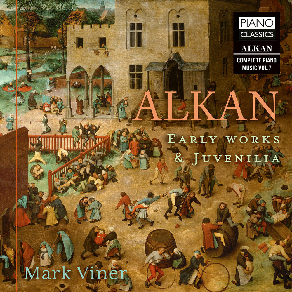 the album cover for Mark Viner - Alkan: Early Works & Juvenilia