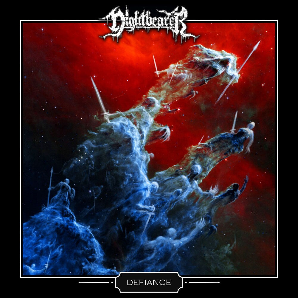 the album cover for Nightbearer - Defiance