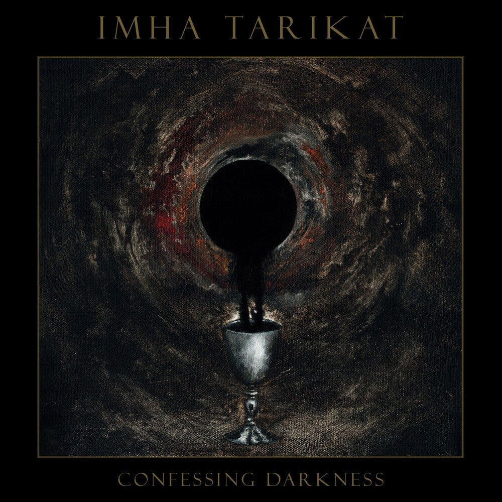 the album cover for Imha Tarikat - Confessing Darkness