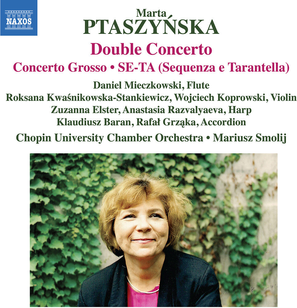the album cover for Mieczkowski Daniel / Ptaszynska - Ptaszynska: Double Concerto: Con Grosso: Se-Ta