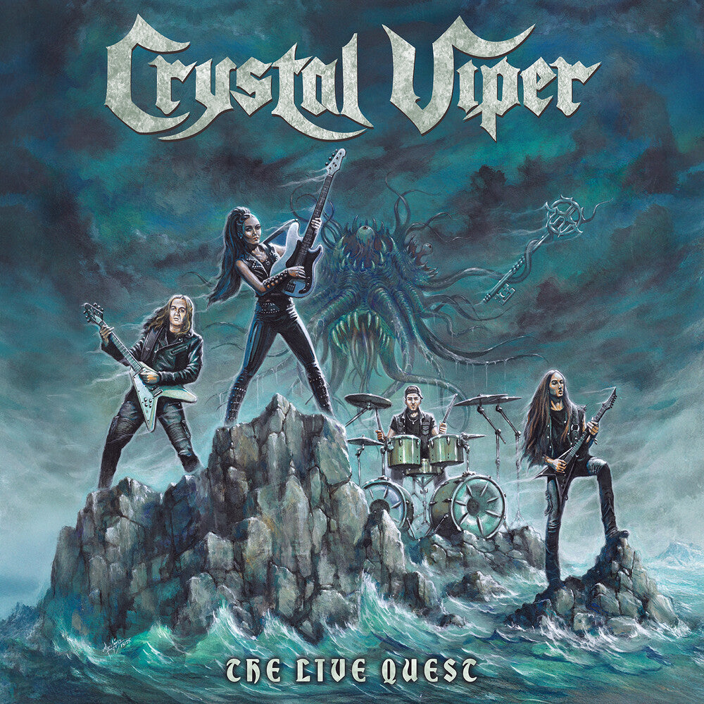 the album cover for Crystal Viper - Live Quest