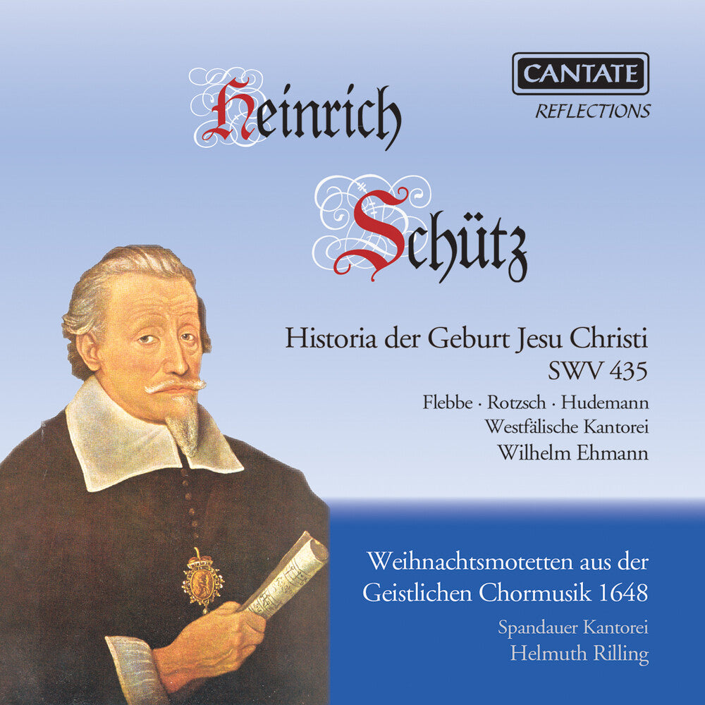 the album cover for Westfalische Kantorei - Historia Der Geburt Jesu Christi