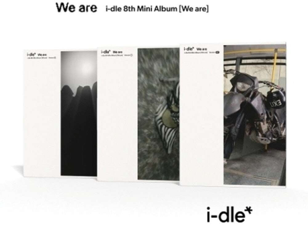 the album cover for I-Dle - 8th Mini Album - Random Cover (Post) (Stic) (Pcrd)