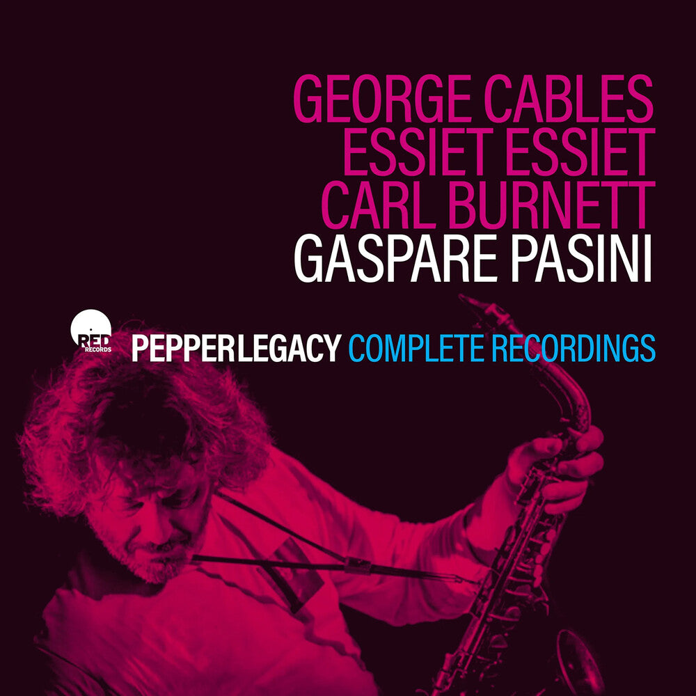 the album cover for Gaspare Pasini - Pepper Legacy: Complete Recordings (Uk)