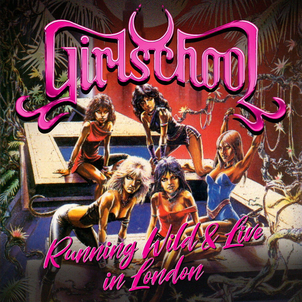 the album cover for Girlschool - Running Wild Live In London - Extended Edition