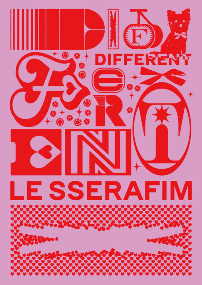 the album cover for LE SSERAFIM - Different (Limited Edition B)