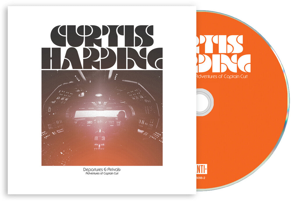 the album cover for Curtis Harding - Departures & Arrivals: Adventures Of Captain Curt