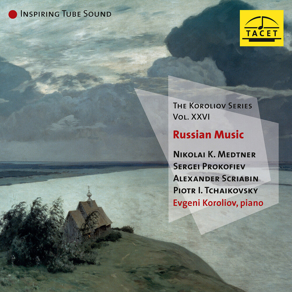 the album cover for Evgeni Koroliov - Koroliov Series Vol. 26 - Russian Music