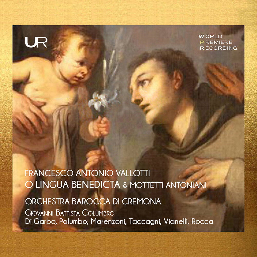 the album cover for Govanni Columbro Battista - Vallotti: O Lingua Benedicta & Mottetti Antoniani