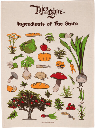 Tales Of The Shire Tea Towel - Tales Of The Shire Tea Towel - Novelties
