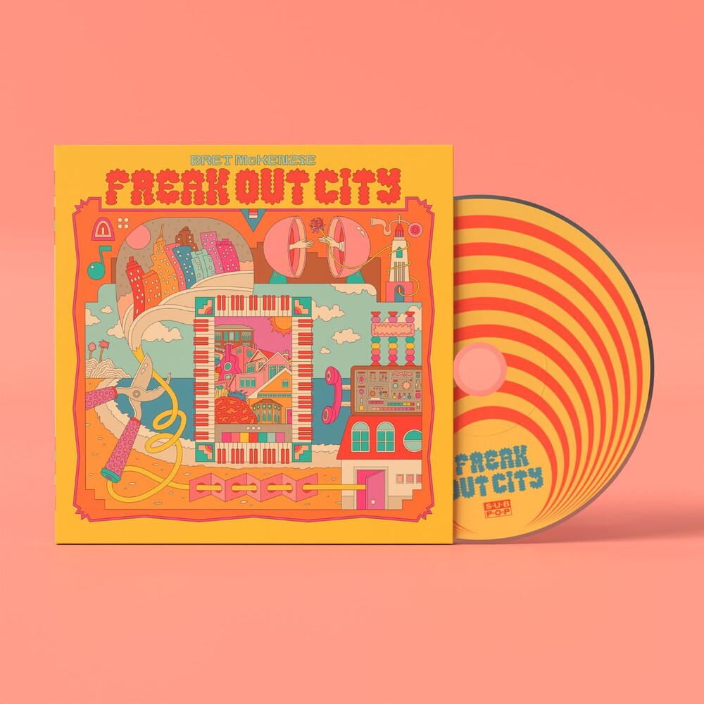 the album cover for Bret McKenzie - Freak Out City