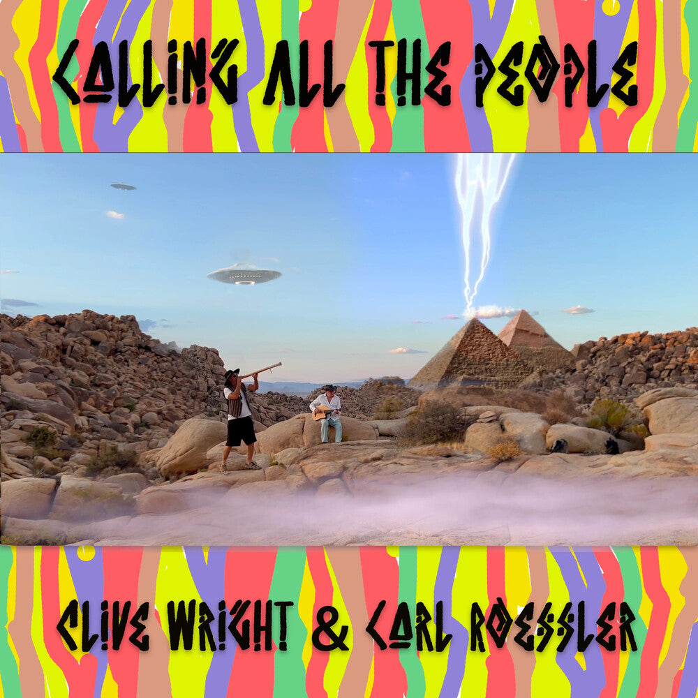 the album cover for Clive Wright / Roessler,Carl - Calling All The People