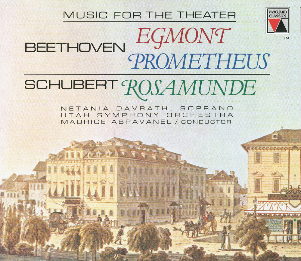 the album cover for NETANIA DAVRATH - Music For The Theater